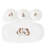 Wrendale Designs - 3 Bowl and Tray Set (Guinea Pigs)