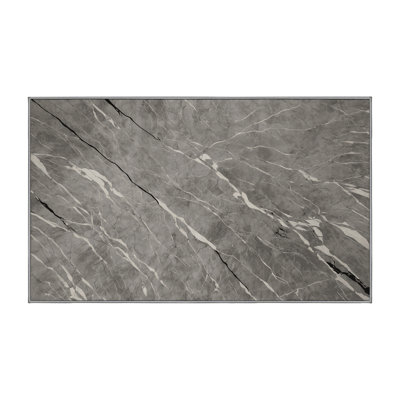 Tapis gris lavable à la machine