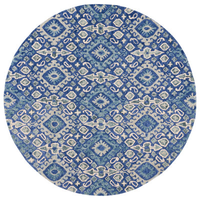 Vahakn Hand Tufted Wool Southwestern Rug