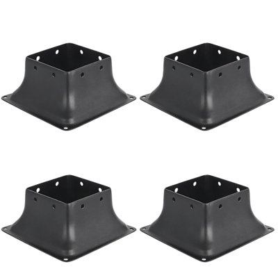 FXSGER Black Metal Hardware for Pergola