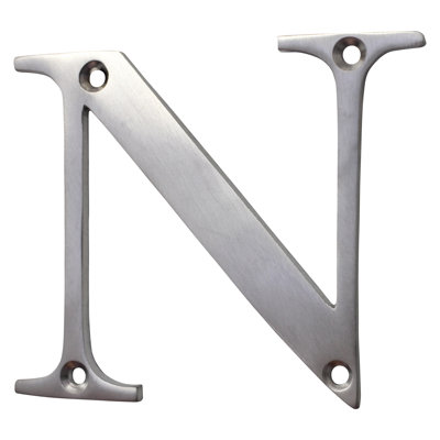 3'' H Brass House Letter