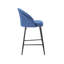 Upholstered Counter Stool with Metal Frame-1697769343