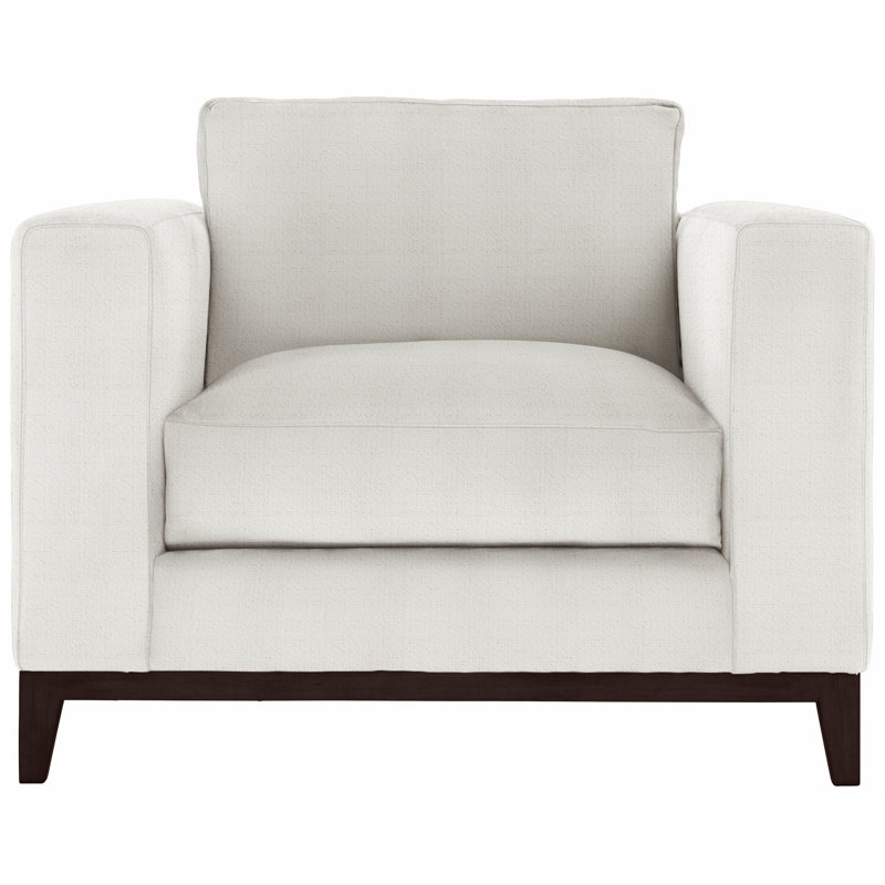 Noel 40" Wide Armchair, Dorado Snow Crypton® Chenille 5558-000, Mocha