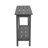 Outdoor 48'' Patio HDPE Adirondack 2-Tier Shelf Console Table, Rectangular Table Side Table, All-Weather Resistance-1156715852