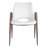 Desi 18.1'' H Faux Leather Upholstered Armchair