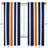 Stripe Solid Semi-Sheer Rod Pocket Curtain Panels
