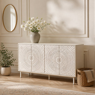 Buffet Shabby Chic en bois Buffet pour salle à manger, salon et cuisine