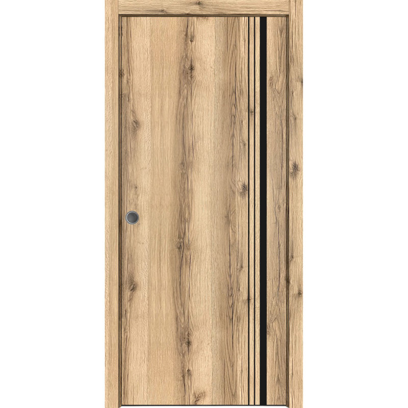 Portes françaises en bois massif massif, Chêne, 24 po x 84 po
