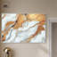 Art mural abstrait bohème en marbre doré par Art Remedy-102547318-102547332