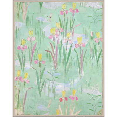 Fleur Vertes 1 Print by Paule Marrot