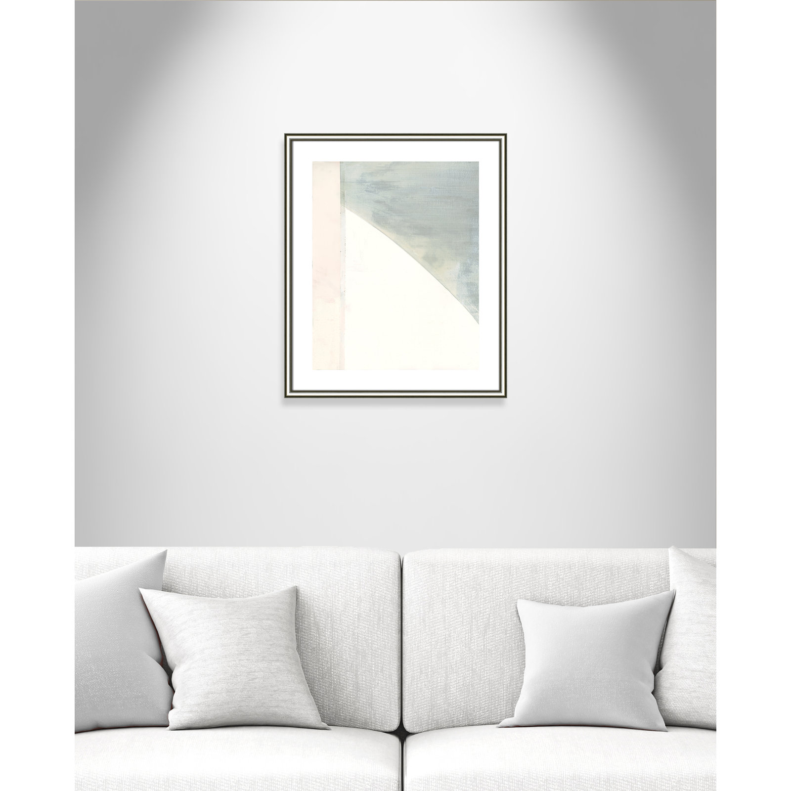 In Neutral I - Painting Print, 25.5" H x 21.5" W x 0.88" D, Silver Framed Paper