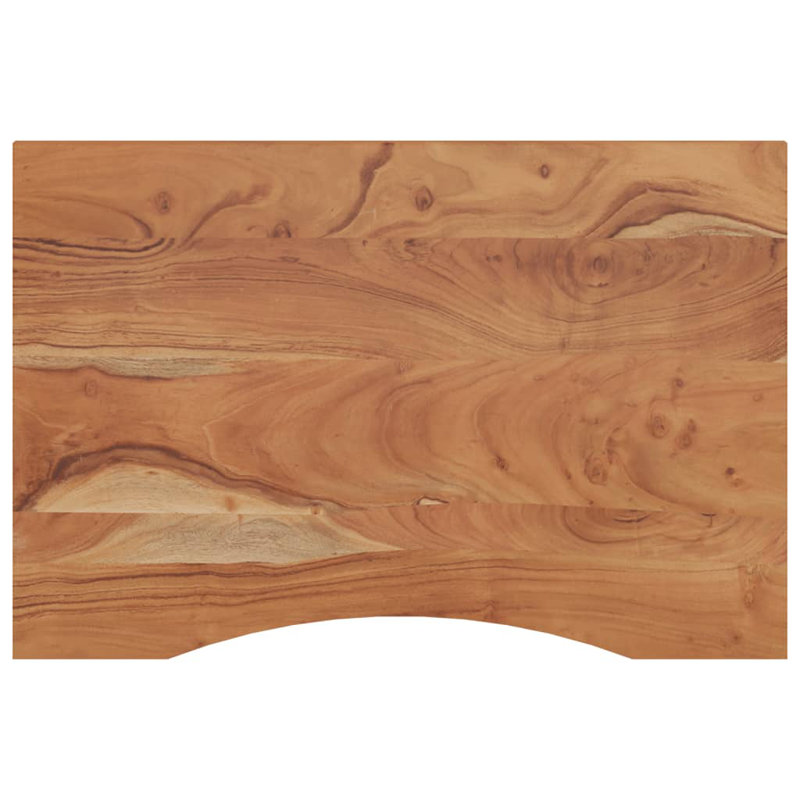 Desk Top Natural Solid Acacia Wood Durable, 0.8" H x 35.4" W x 23.6" D