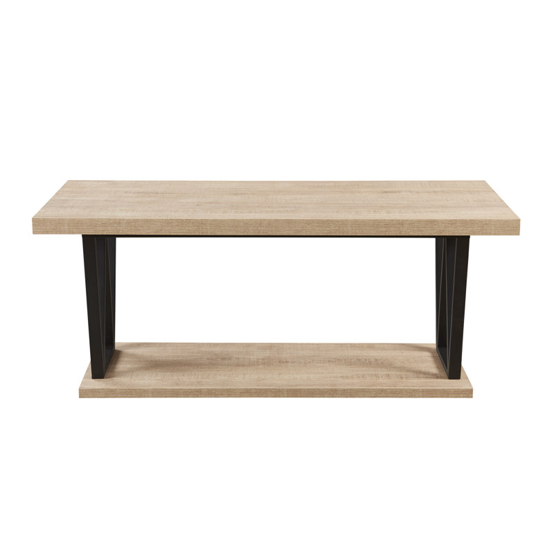 Barcley Single Coffee Table, Weathered Oak
