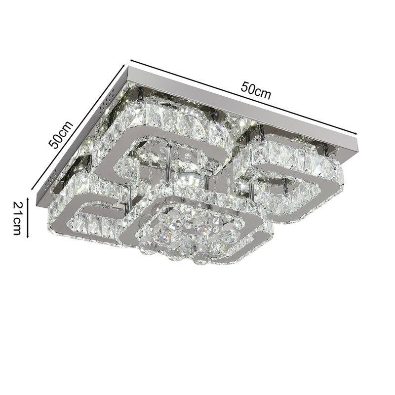 Flush Mount, Acrylic；Aluminum, Acrylic；Aluminum, clear