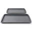 Ensemble de 3 plaques à pâtisserie antiadhésives en acier au carbone gris Simply Essential