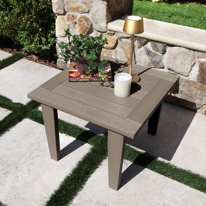 Lehigh Outdoor Side Table, Woodland Brown