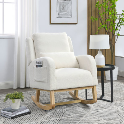 Darise Fabric Upholstered Rocking Chair