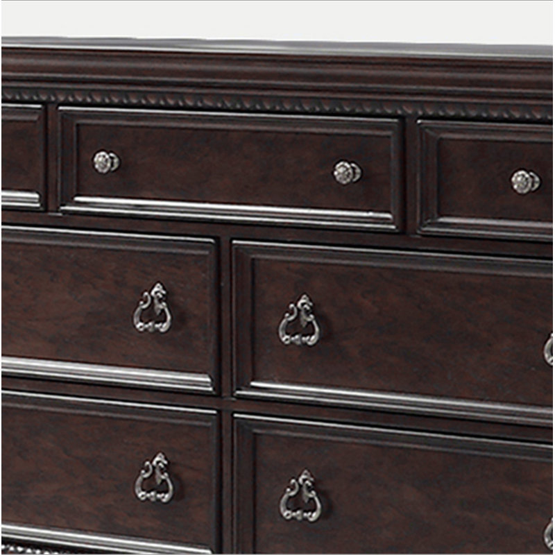 Commode 7 tiroirs en acajou