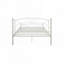 Structure de lit en acier robuste avec assemblage facile et aucun sommier tapissier idéal pour les chambres à coucher modernes