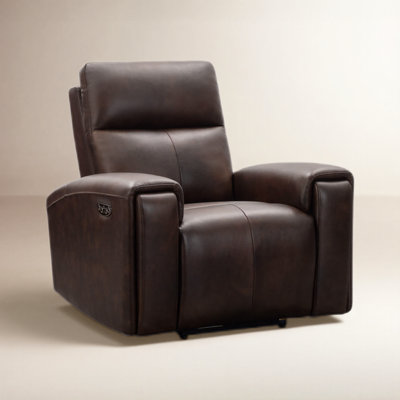 Shippenville 41" Genuine Leather Power Recliner