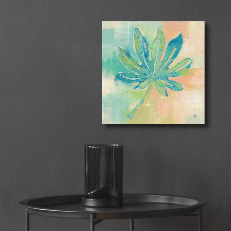 «Beach Cove Leaves IV» par Studio Mousseau, H 12 po x l 12 po x P 0,13 po