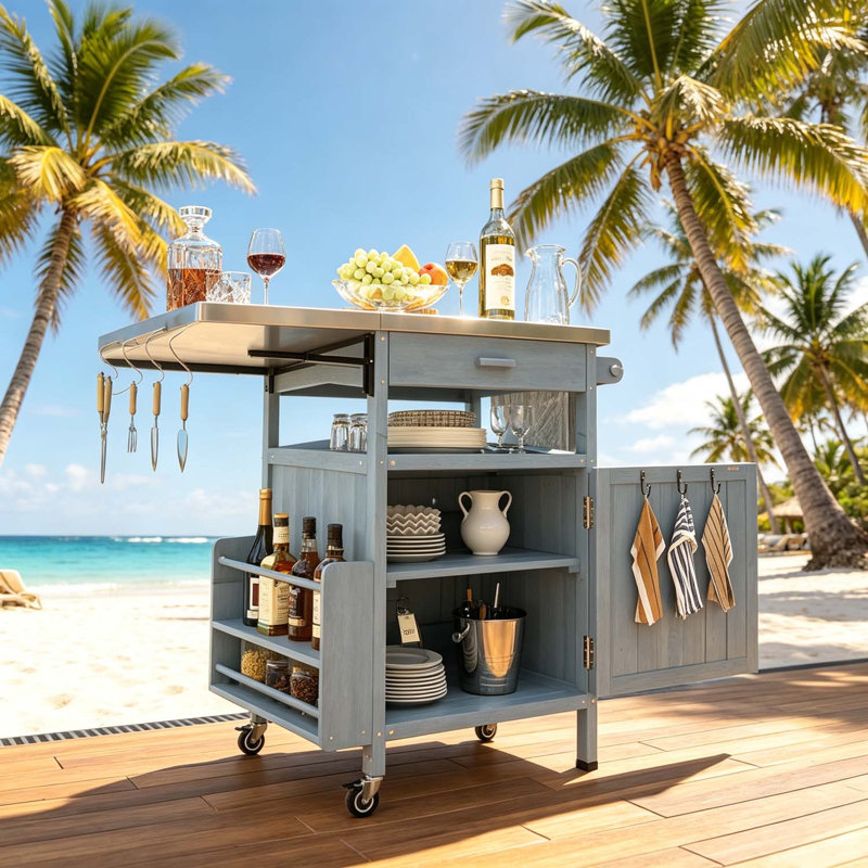 Îlot de cuisine, Gris