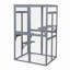 Catio en bois, enclos pour chat extérieur, maison pour chat avec plateformes, planche de soleil, hamac, porte, maisonnette pour chaton, -69330529