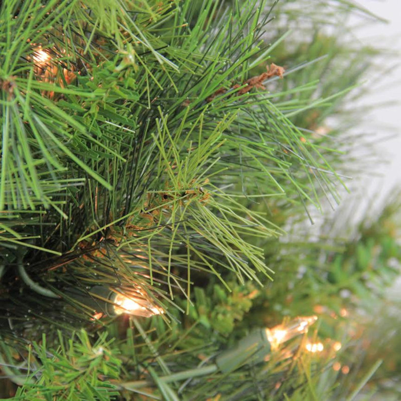 Arbre de Noël artificiel pin vert moyen 5 pi pré-éclairé