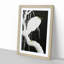 White Heron in the Snow by Ohara Koson - Framed Print-55612650-55612647