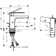 hansgrohe Tecturis E Single-Hole Faucet 80 with Pop-Up Drain, 1.2 GPM