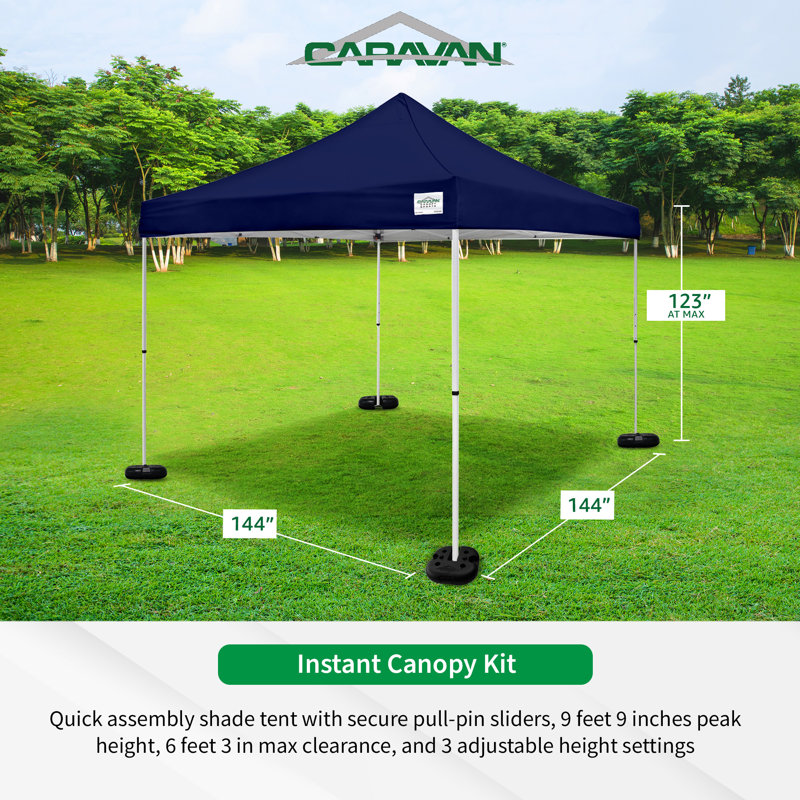 144'' W x 144'' D Steel Canopy