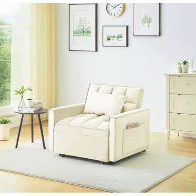 3 In 1 Convertible, Single Recliner with Adjustable Back