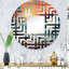 Miroir décoratif Ocean Charm Vivid Wood Cut Effect - Maze-MIR117236-95182993