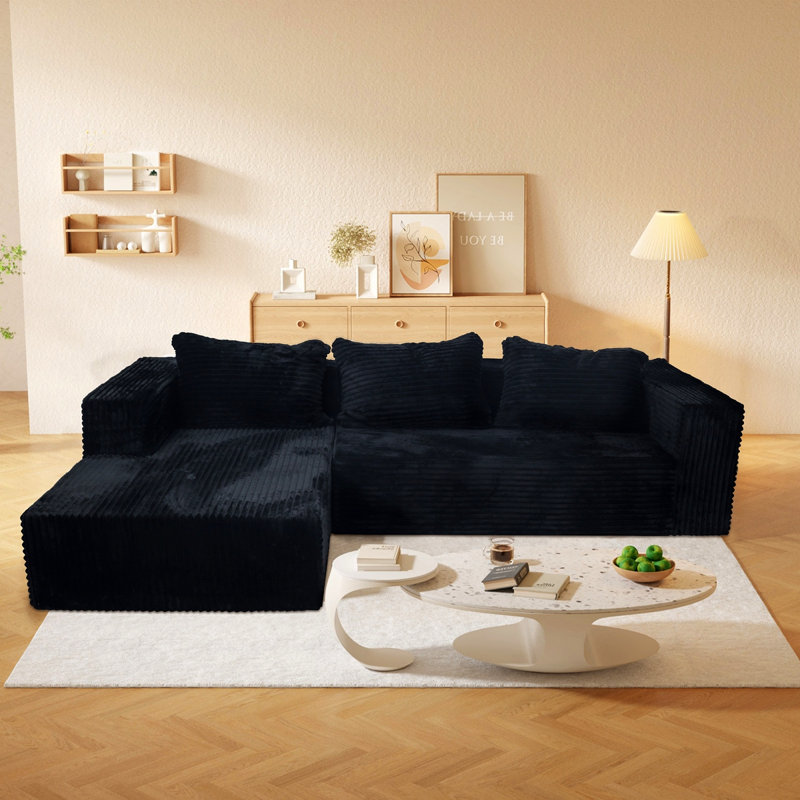 Compress Foam Couch, Black