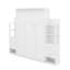Grand lit escamotable mural avec tiroirs, tablettes et DEL-1796655272