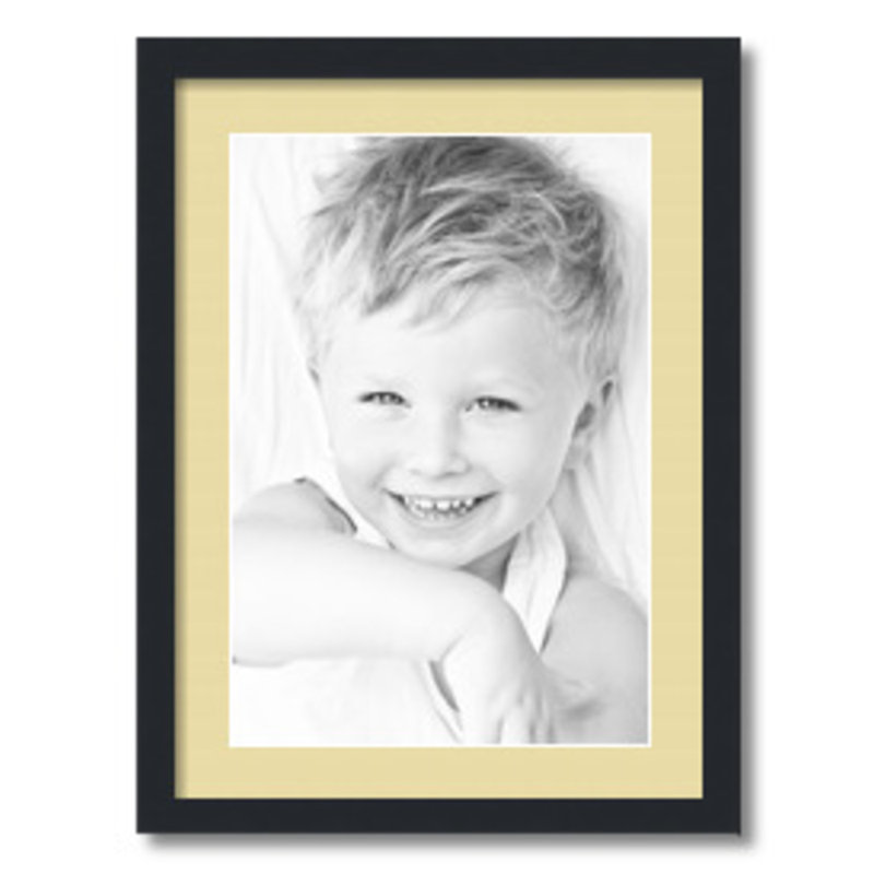 Matte Picture Frame with Mat, Buttercup