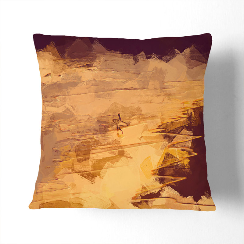 Square Throw Cushion, Black, 55cm H x 55cm W x 20cm D