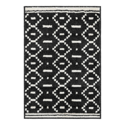 Ivy Bronx Begna Nathanyl Rug Black