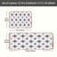 Ensemble de 2 tapis de cuisine Starburst