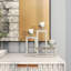 Bougeoir de table en aluminium 16,4 po