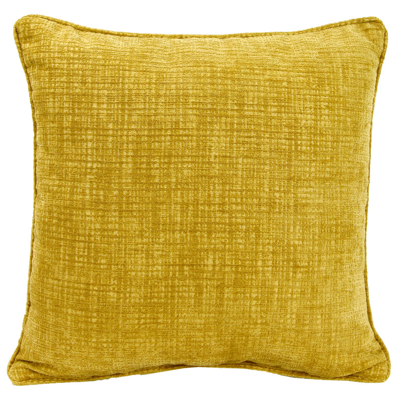 18" x 18" Indoor Throw Pillow, Hatched Gold