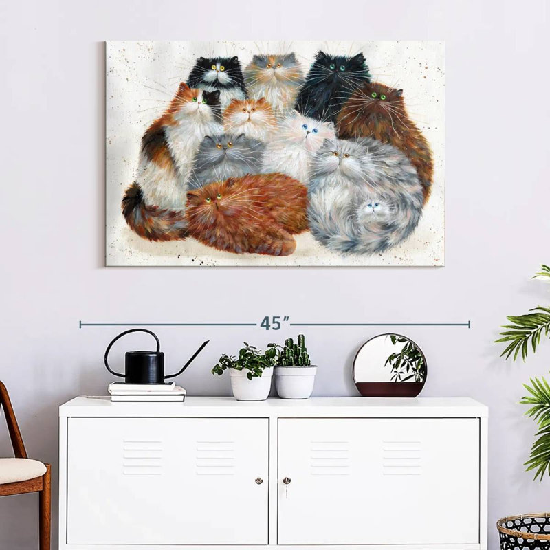 Brampt Fluffy Eleven, 34" H x 51" W