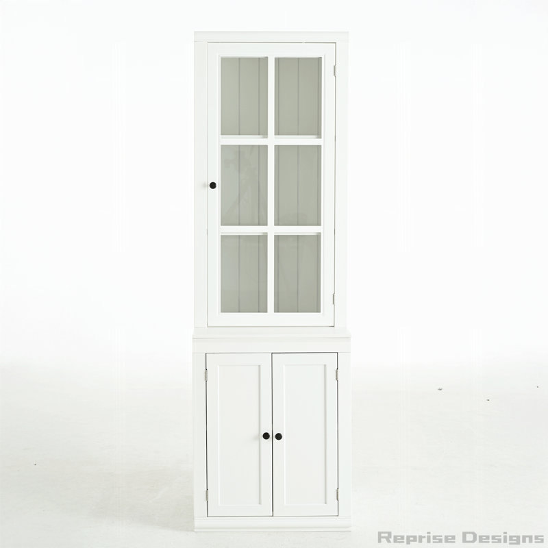 Grand bahut 75,25 po avec porte vitrée