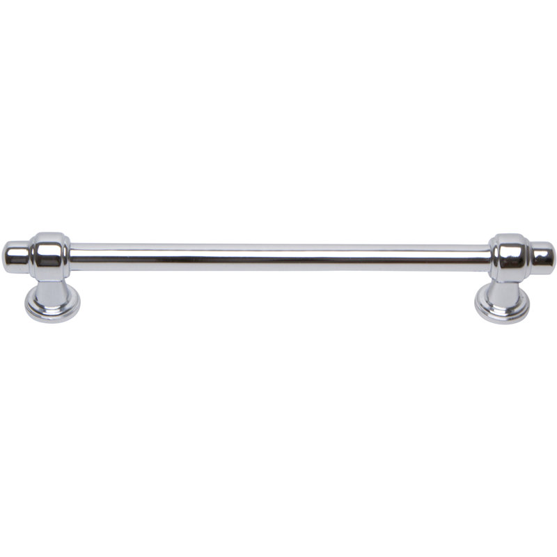 Bronte 6 5/16" Center to Center Bar Pull, Polished Chrome, 6 5/16"