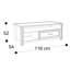 Heil Solid Wood Four Leg Coffee Table with Storage