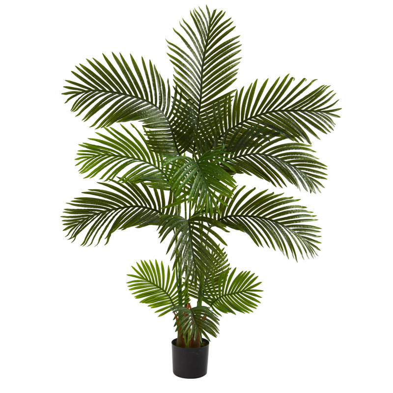Palmier artificiel en pot, H 60 po x l 27 po x P 27 po