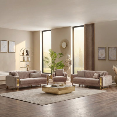 Solyite 3 - Piece Living Room Set