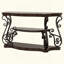 Console à 2 tablettes Gretta Merlot
