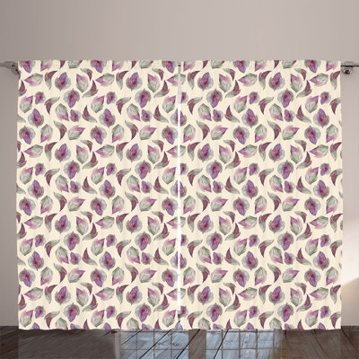 Semi Sheer Curtain Pair