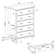 Commode 5 tiroirs 38 po Ankney